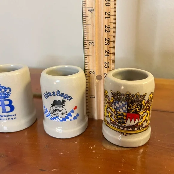 4 mini beer steins - Picture 5 of 6